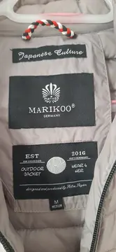 Vorschaubild 6 von Damen Steppjacke Gr. M Grau Kapuze Übergangsjacke Outdoor