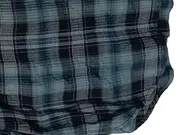 Vorschaubild 6 von Hemdbluse Damen Gr. 38 M Blau Kariert Casual Langarm Baumwolle
