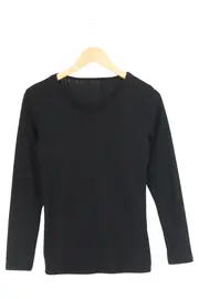 Vorschaubild 1 von Damen Pullover Schwarz Gr. 36/S Langarm Basic Casual