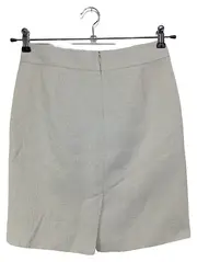 Vorschaubild 2 von Bleistiftrock Damen 34/XS Weiß Elegant Struktur Midirock