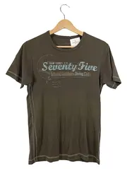 Vorschaubild 1 von Herren T-Shirt Seventy Five Braun Gr. 38 Casual Baumwolle