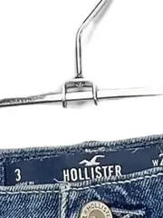 Vorschaubild 4 von Damen Jeans-Shorts W26 Blau Casual Distressed Fransen