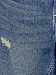 Vorschaubild 5 von Damen Jeans-Shorts W26 Blau Casual Distressed Fransen