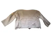 Vorschaubild 2 von Strickjacke Baby Gr. 74 Grau Baumwolle Knopfleiste Teddybär