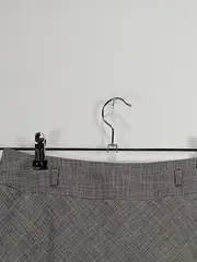 Vorschaubild 4 von A-Linienrock Damen Grau Fischgrät Business Midirock Gr. 36