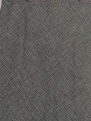 Vorschaubild 3 von A-Linienrock Damen Grau Fischgrät Business Midirock Gr. 36