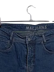 Vorschaubild 3 von Herren Regular Fit Blau W35 L34 Baumwolle Basic Casual