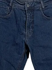 Vorschaubild 5 von Herren Regular Fit Blau W35 L34 Baumwolle Basic Casual