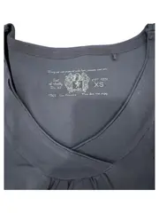 Vorschaubild 4 von EDC Damen Top Shirt Kurzarm Grau XS Baumwolle Casual