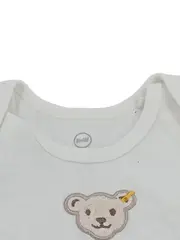 Vorschaubild 3 von Baby Body Teddy-Applikation Gr. 68 Weiß Baumwolle
