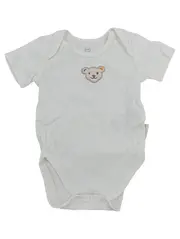 Vorschaubild 1 von Baby Body Teddy-Applikation Gr. 68 Weiß Baumwolle