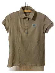 Vorschaubild 1 von Damen Poloshirt Gr. 40 L Beige Sportlich Freizeit Baumwolle