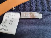 Vorschaubild 5 von Damen Strickjacke Gr. 42/XL Blau Gestreift Casual Viskose