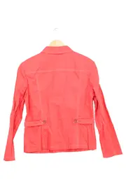 Vorschaubild 2 von Damen Outdoorjacke Gr. 40/L Rot Klassisch Baumwolle