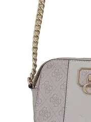 Vorschaubild 5 von Damen Umhängetasche Rosa Logo-Print Elegant Modern Kette