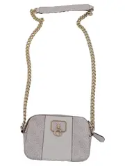 Vorschaubild 1 von Damen Umhängetasche Rosa Logo-Print Elegant Modern Kette