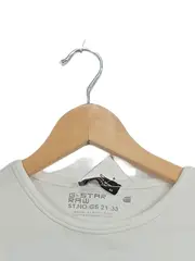 Vorschaubild 5 von Herren T-Shirt Casual Weiß Gr. 38/M Logo-Print
