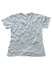 Vorschaubild 3 von Herren T-Shirt Casual Weiß Gr. 38/M Logo-Print