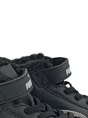Vorschaubild 4 von Smash Mid Fur Kinder Sneaker Schwarz Grau Gefüttert Gr. 25