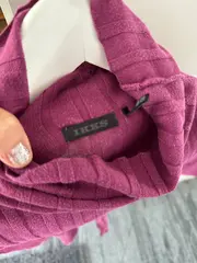 Vorschaubild 3 von Rollkragenpullover Mädchen Gr. 138/140 Pink Rippstrick Langarm