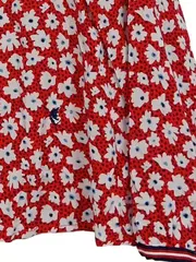 Vorschaubild 3 von Damen Bluse Gr. 40 Rot Blumenmuster Langarm