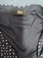 Vorschaubild 2 von Black Label Damen Kleid Gr. 40 Blau Punkte A-Linie