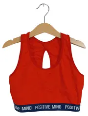 Vorschaubild 1 von TCM Kinder Sport BH Rot Gr. 158/164 Sportlich Positive Mind Cut-Out