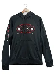 Vorschaubild 1 von Herren Kapuzenpullover Schwarz Gr. 46/S Sportlich Logo-Print
