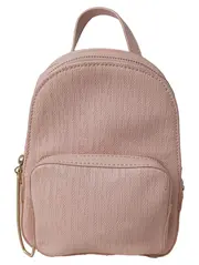 Vorschaubild 1 von Damen Rucksack Rosa Logo-Print Mini Backpack 23cm x 16cm