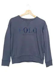 Vorschaubild 1 von Pullover Kinder Gr. 158/XL Blau Sweatshirt Logo
