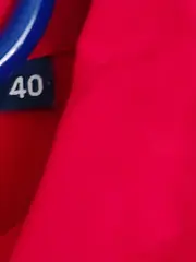 Vorschaubild 5 von Damen Hemdbluse Gr. 40 Rot Kurzarm Casual Viskose