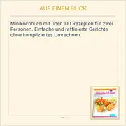 Vorschaubild 2 von Naumann & Goebel Kochbuch Rezepte für Zwei Minikochbuch Hardcover Deutsch