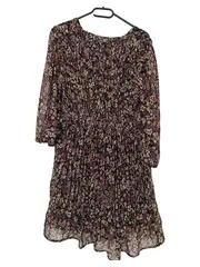 Vorschaubild 2 von Damen Sommerkleid Gr. 36/S Blumenmuster Feminin Mehrfarbig