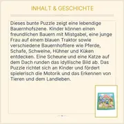 Vorschaubild 3 von Kinder Puzzle Bauernhof Tiere Traktor Bauer Lernspiel NEU