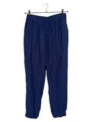 Vorschaubild 1 von Damen Stoffhose Gr. 36 Blau Casual Viskose Hose