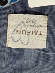 Vorschaubild 3 von TAIFUN Bluse Damen 38/M Blau Grafisches Muster Langarm Baumwolle