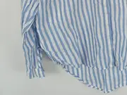 Vorschaubild 4 von Damen Hemdbluse Blau gestreift Gr. 34/XS Casual Langarm