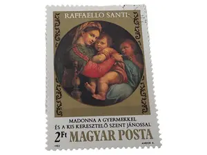 MAGYAR POSTA Briefmarke