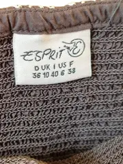 Vorschaubild 5 von Damen Top Gr. 36/S Grau Ethno Stickerei Boho Sommer Träger