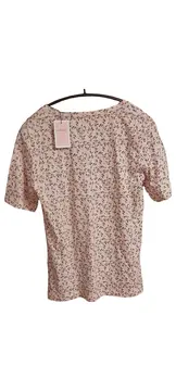 Vorschaubild 2 von Damen T-Shirt Gr. 38 Rosa mit Blumenmuster Casual