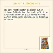 Vorschaubild 4 von Lotti Karotti Brettspiel Kinder Gesellschaftsspiel Hasenrennen