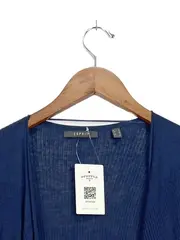 Vorschaubild 2 von Damen Strickjacke Blau Gr. 36/S Cardigan Casual