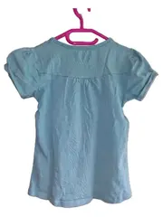 Vorschaubild 2 von T-Shirt Mädchen Gr. 128 Türkis Pferdemotiv Casual