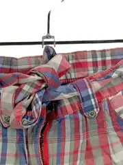 Vorschaubild 4 von Kinder Shorts kariert Gr. 110 Baumwolle Mädchen Capri