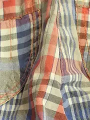 Vorschaubild 5 von Kinder Shorts kariert Gr. 110 Baumwolle Mädchen Capri