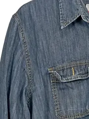 Vorschaubild 3 von Herren Jeansjacke Gr. L Blau Baumwolle Casual