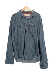 Vorschaubild 1 von Herren Jeansjacke Gr. L Blau Baumwolle Casual