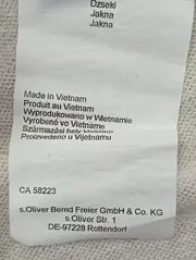 Vorschaubild 4 von Strickjacke Damen Gr. 36/S Beige Klassisch Elegant Baumwolle