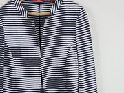 Vorschaubild 3 von Damen Sweatjacke Gr. 38 Gestreift Blau Weiß Casual