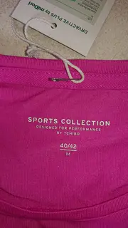 Vorschaubild 2 von Damen Sport Shirt Pink Kurzarm Gr. 40 L Polyester
